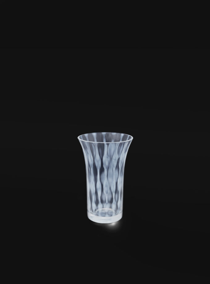 Bone Ash Bite Glass 120ml - Zebra