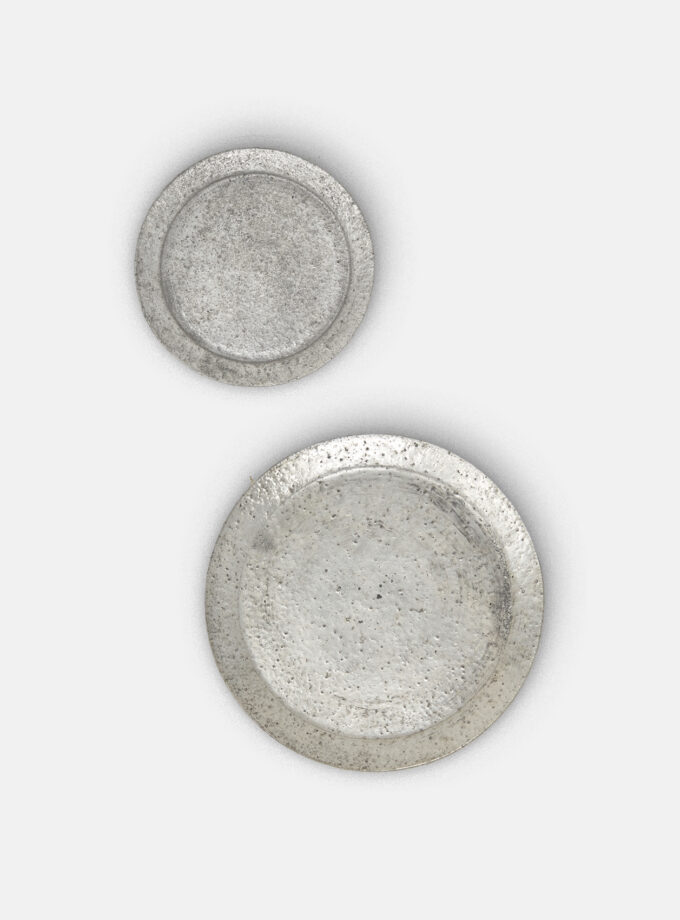 Endo Rim Dish - Silver