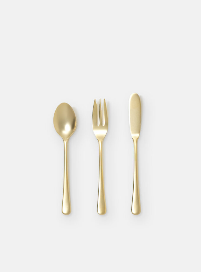 Gold Dessert Cutlery