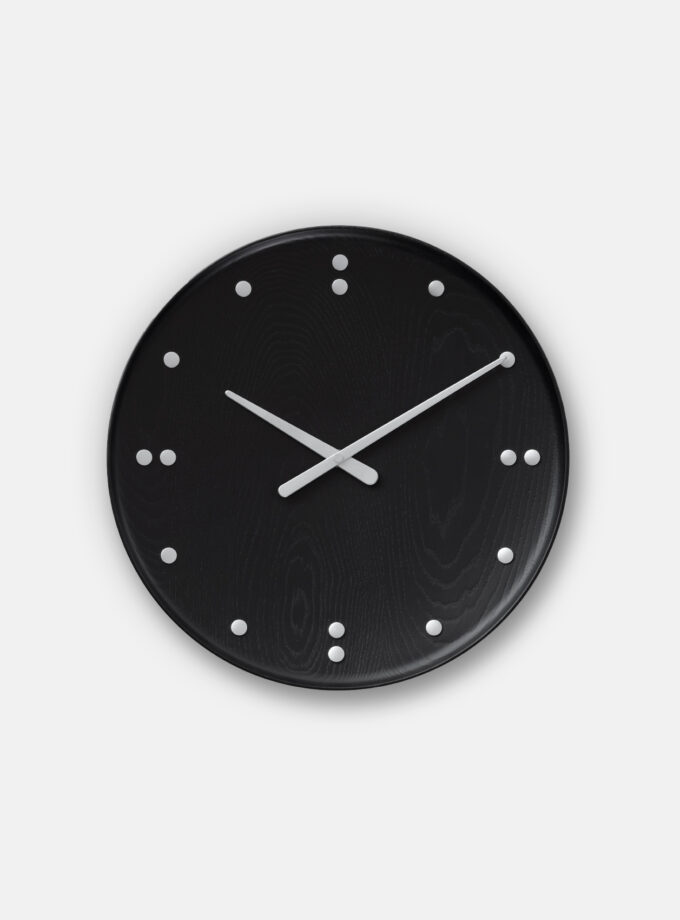FJ Clock Black 35cm