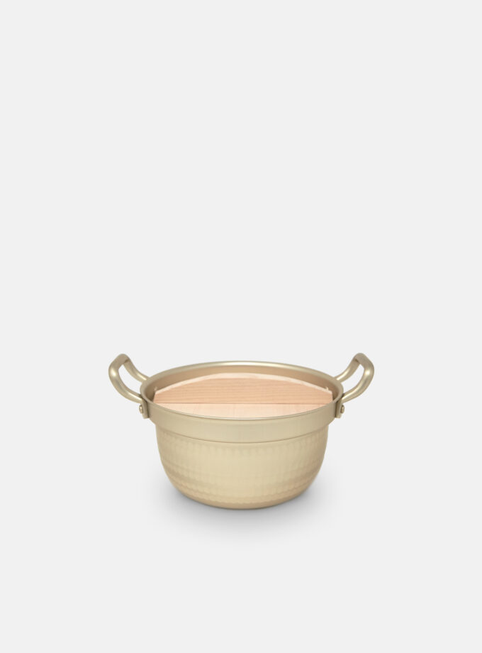 Aluminium Pot with Lid - 15.5cm