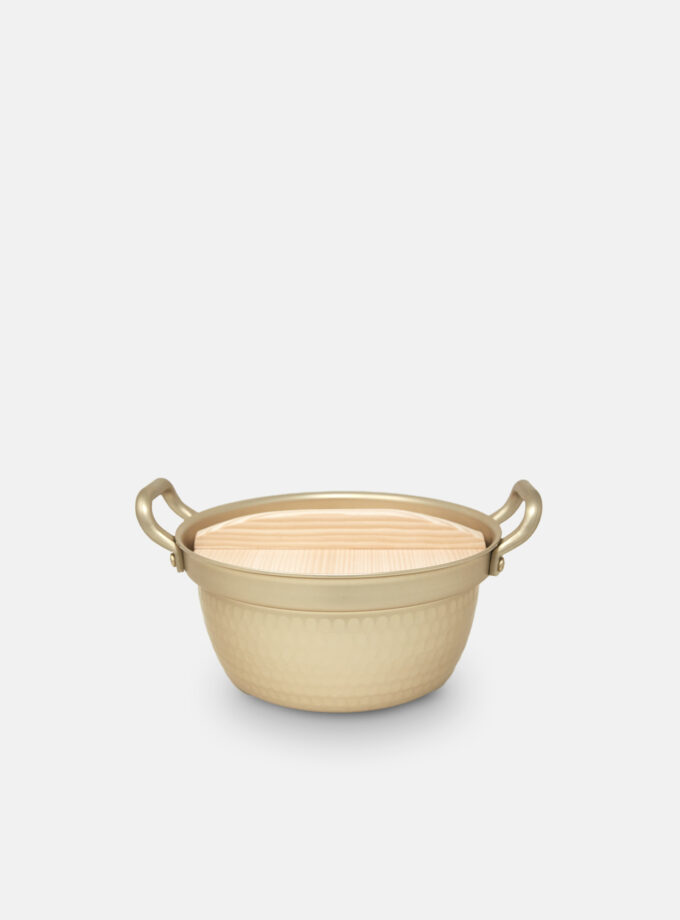 Aluminium Pot with Lid - 18.5cm