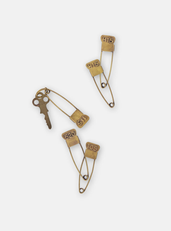 Brass Number Pin