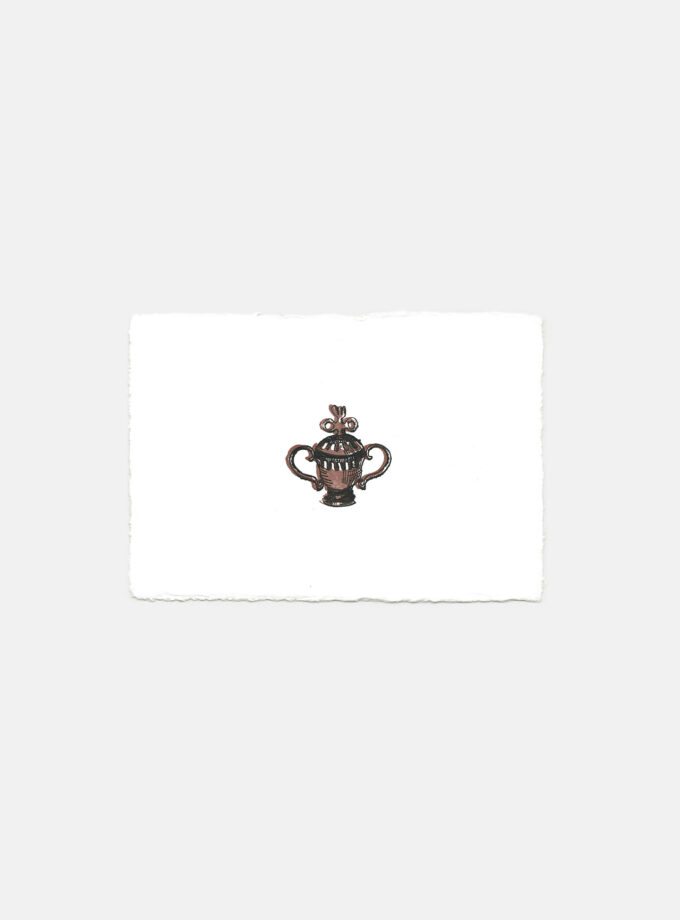 Hanji Press Post Card - The Birth