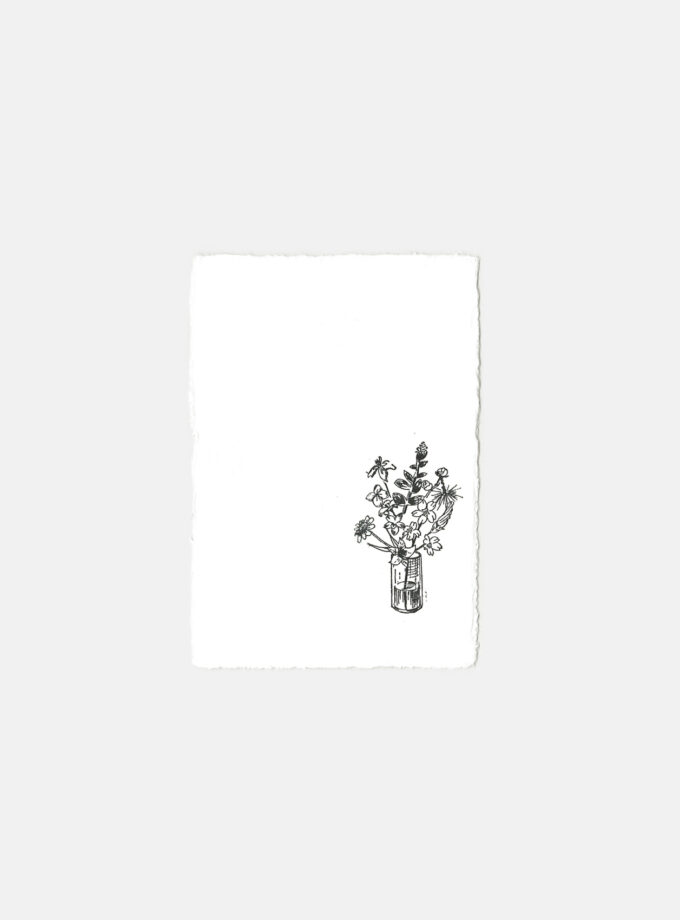 Hanji Press Post Card - Vaso