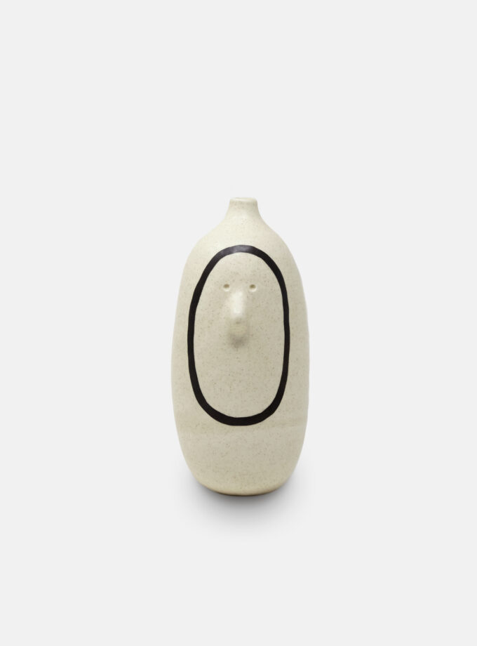 Thinking Lump long Vase - Circle