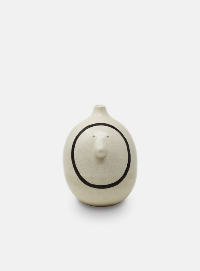 Thinking Lump Round Vase - Circle