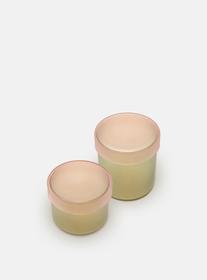 Color Canister - Pink & Green