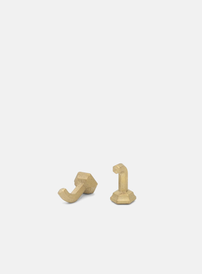 Brass Magnet Hook - L Shaped